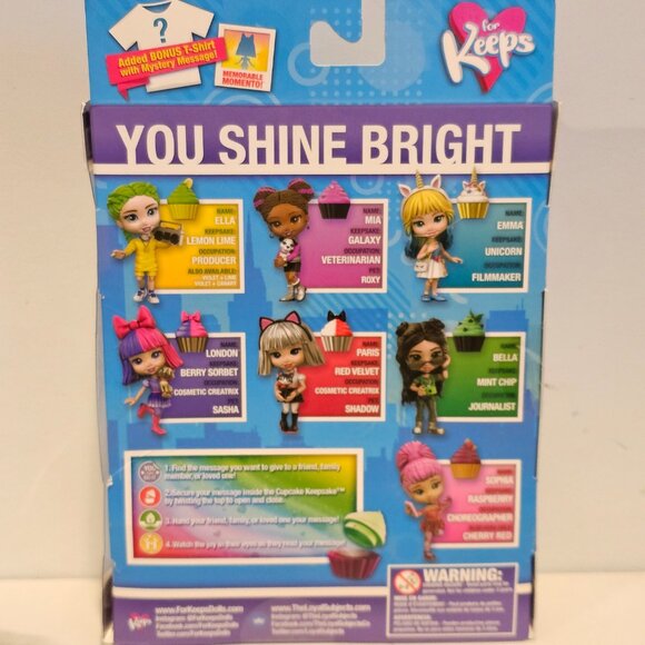 The Loyal Subjects For Keeps Positive Affirmations " You Shine Bright" Doll - Picture 6 of 8